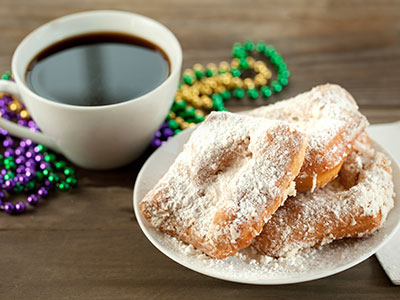 Coffee and beignets